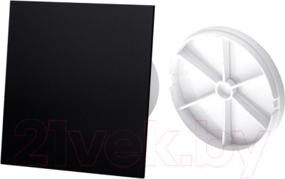 Вентилятор накладной AirRoxy dRim 100DTS-C162 с обратным клапаном d-100 - фото