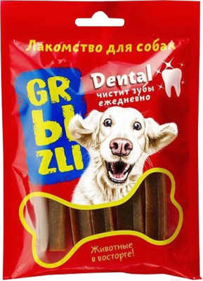 Лакомство для собак GRЫZLI Dental жевательное для крупных пород / 228004106 - фото