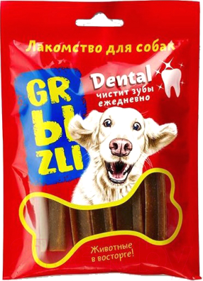 Лакомство для собак GRЫZLI Dental жевательное для мелких пород / 228004090 - фото
