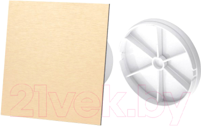 Вентилятор накладной AirRoxy dRim 100DTS-C169 с обратным клапаном d-100 - фото