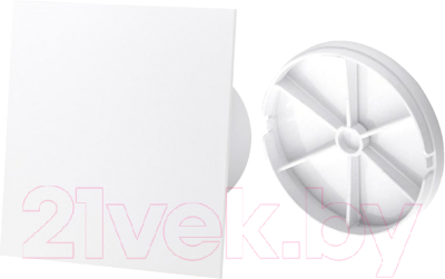 Вентилятор накладной AirRoxy dRim 100HS-C160 с обратным клапаном d-100 - фото