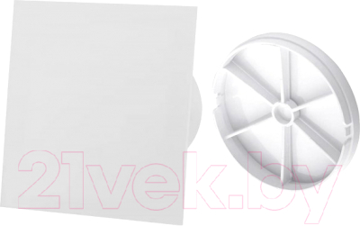 Вентилятор накладной AirRoxy dRim 100HS-C161 с обратным клапаном d-100 - фото