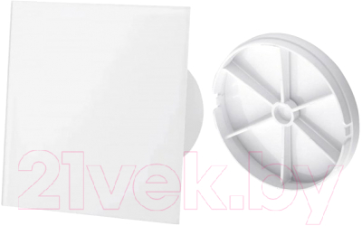 Вентилятор накладной AirRoxy dRim 100HS-C183 с обратным клапаном d-100 - фото