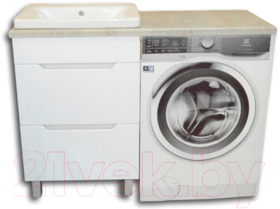 Тумба с умывальником Гамма Р23оФ8-У55 Софт-13055 СТ120