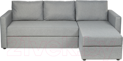 Диван угловой Mio Tesoro Тилаус короткий подлокотник (Grey)