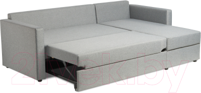 Диван угловой Mio Tesoro Тилаус короткий подлокотник (Grey)