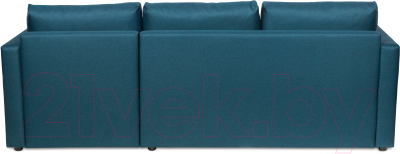 Диван угловой Mio Tesoro Тилаус короткий подлокотник (Turquoise)