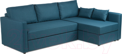 Диван угловой Mio Tesoro Тилаус длинный подлокотник (Turquoise) - фото