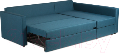 Диван угловой Mio Tesoro Тилаус длинный подлокотник (Turquoise)