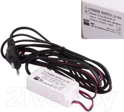 Адаптер для светодиодной ленты AKS Ultra 15W/12V
