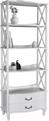 Этажерка Мебелик Джульетта-4 широкая