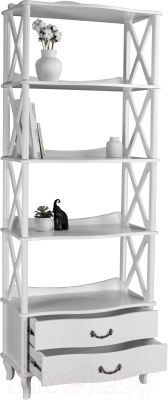 Этажерка Мебелик Джульетта-4 широкая