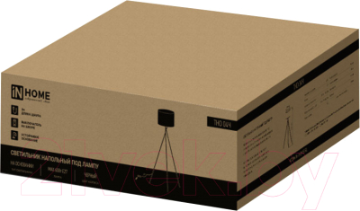 Торшер INhome ТНО 04Ч 60Вт Е27 230В / 4690612048239