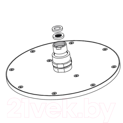 Душевая система со смесителем Ideal Standard Ceraline 6в1 SetA6939AA-2