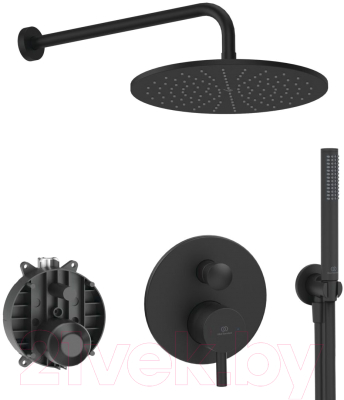 Душевая система со смесителем Ideal Standard Ceraline Black 6 в 1 SetA6939XG-2 - фото
