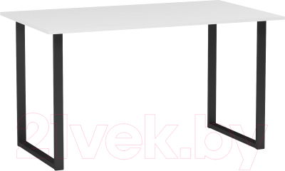 Письменный стол Soma Bliss 100x60 (белый/черный) - фото