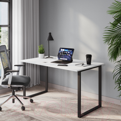 Письменный стол Soma Bliss 100x60 (белый/черный)