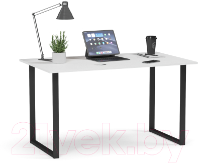 Письменный стол Soma Bliss 120x70 (белый/черный)