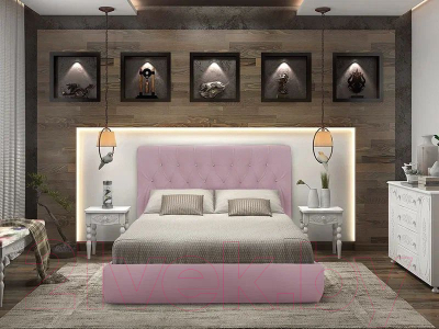 Двуспальная кровать Асмана Двойная-4 180x200