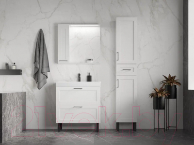 Шкаф-пенал для ванной Style Line Осло Plus 36 1 ящик (напольный)