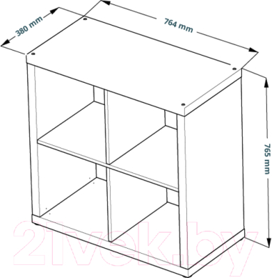 Стеллаж Mio Tesoro Фора 4