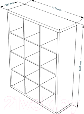 Стеллаж Mio Tesoro Фора 12