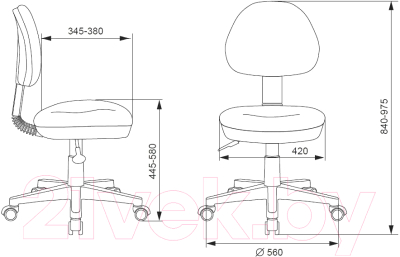Кресло детское Бюрократ KD-3