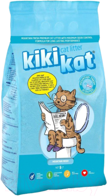 Наполнитель для туалета Kiki Kat Горная свежесть - фото