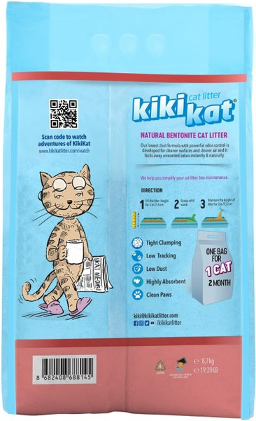 Наполнитель для туалета Kiki Kat Детская присыпка