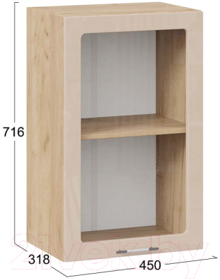 Шкаф навесной для кухни ТриЯ Весна 1В45С