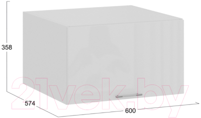 Шкаф навесной для кухни ТриЯ Весна 1В6ГП