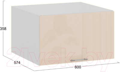 Шкаф навесной для кухни ТриЯ Весна 1В6ГП