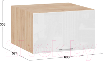Шкаф навесной для кухни ТриЯ Весна 1В6ГП