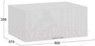 Шкаф навесной для кухни ТриЯ Весна 1В8ГП