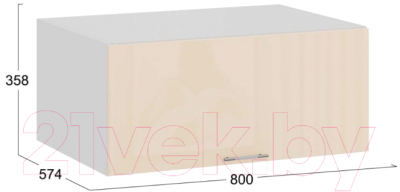 Шкаф навесной для кухни ТриЯ Весна 1В8ГП