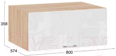 Шкаф навесной для кухни ТриЯ Весна 1В8ГП