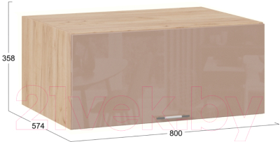 Шкаф навесной для кухни ТриЯ Весна 1В8ГП