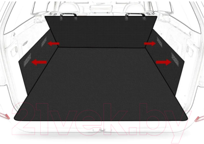 Чехол в багажник для собак Pet Paws 118600238A