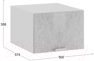 Шкаф навесной для кухни ТриЯ Гранита 1В5ГП