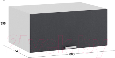 Шкаф навесной для кухни ТриЯ Гранита 1В8ГП