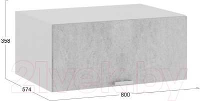 Шкаф навесной для кухни ТриЯ Гранита 1В8ГП