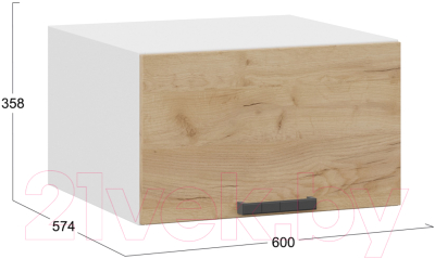 Шкаф навесной для кухни ТриЯ Детройт 1В6ГП