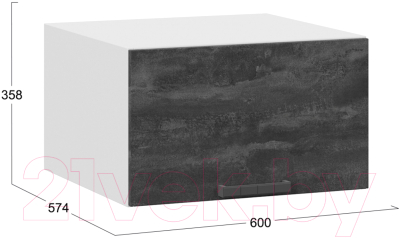 Шкаф навесной для кухни ТриЯ Детройт 1В6ГП