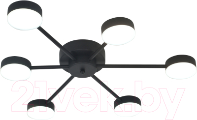 Потолочный светильник Mirastyle XL-20603/6 BK - фото