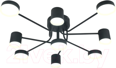 Потолочный светильник Mirastyle XL-20609/5+4 BK+NK - фото