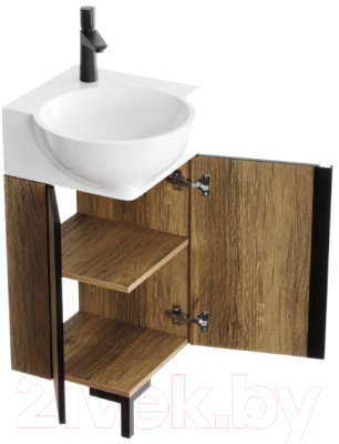 Тумба с умывальником Aqwella Porto POR0104DB