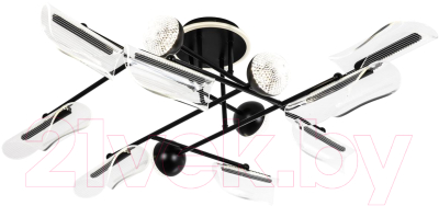 Потолочный светильник LED4U L3200-12 BK - фото