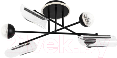 Потолочный светильник LED4U L3200-6 BK - фото