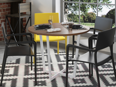 Обеденный стол Loftyhome Мальборк Раунд / 1628021