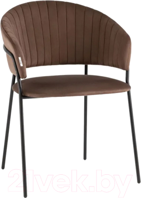 Стул Stool Group Бруно / AV 433-Sch-08 (велюр коричневый) - фото